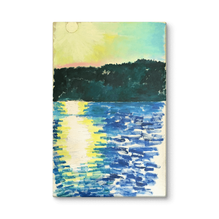 Sunset (1987) on canvas ("26 x 40") product image (2)