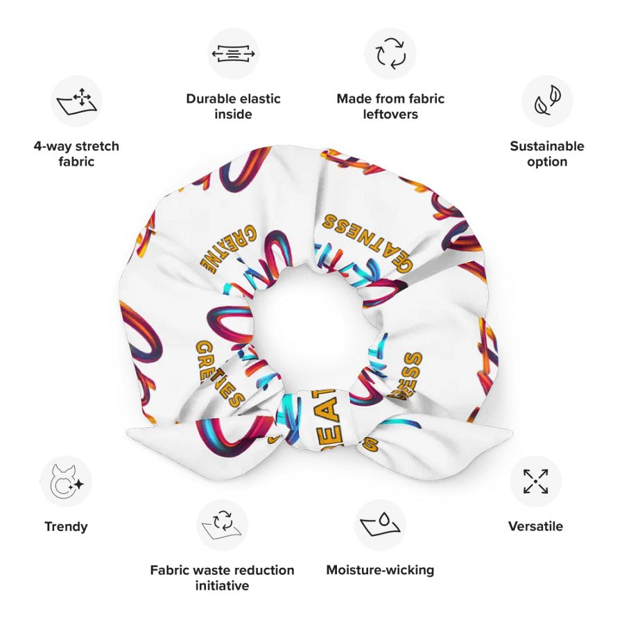 Create Greatness All-Over Scrunchie product image (12)