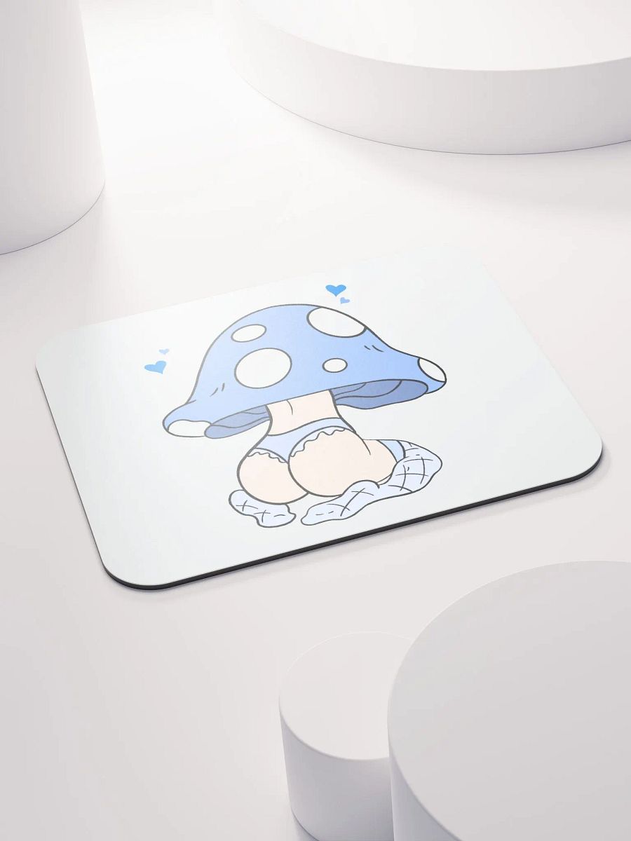 Mushroom Baddie Desk Mat - Light Blue product image (4)