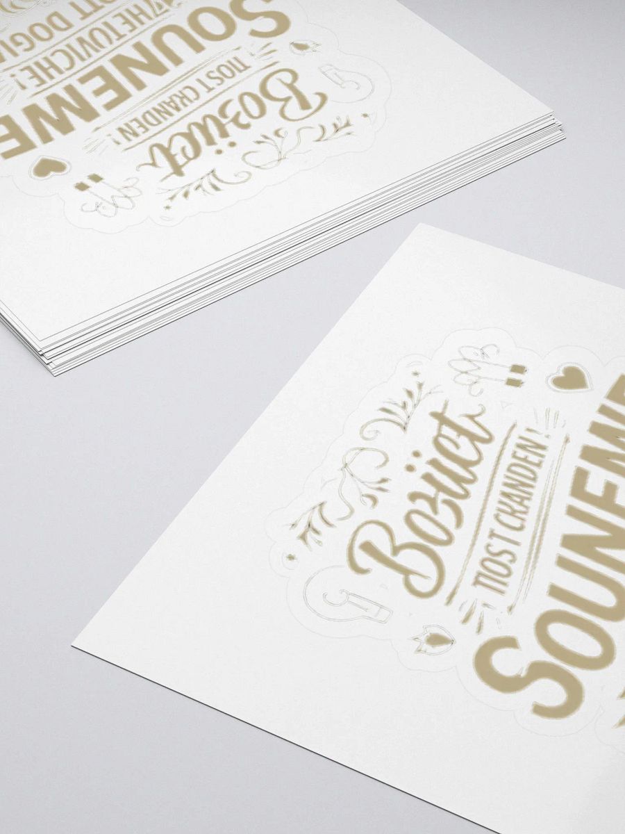 Whimsical Language Art Stickers product image (4)