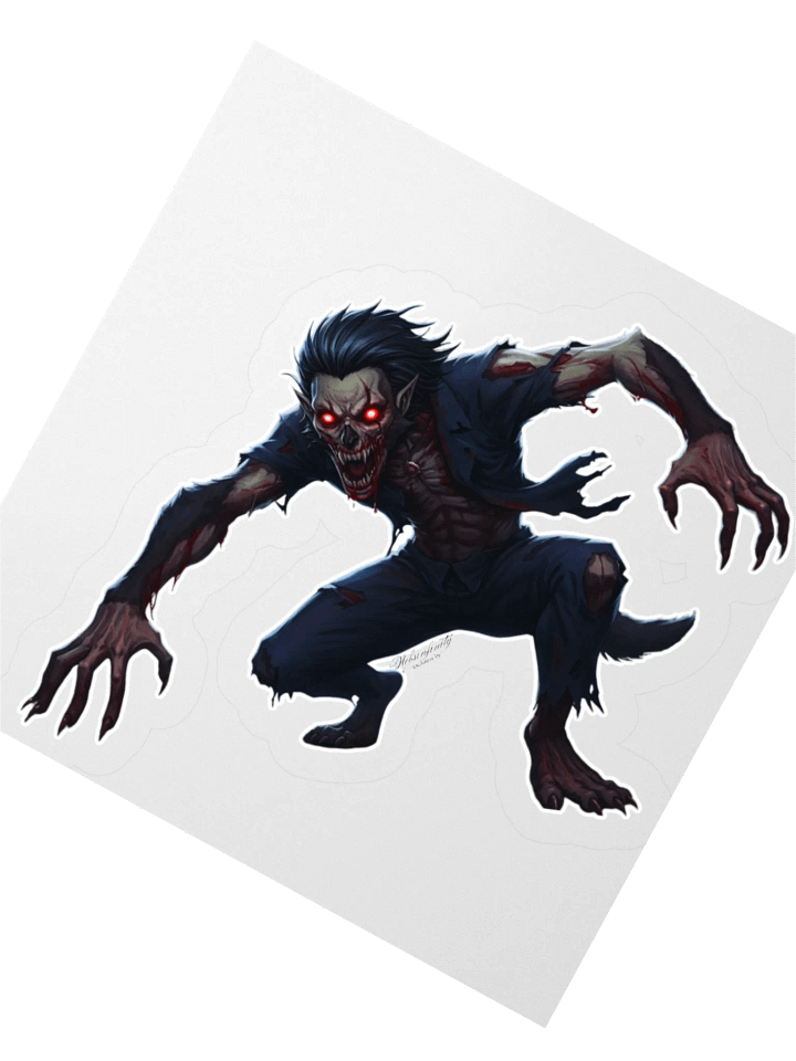 V1 Hybrid Z.W.V. Kiss Cut Stickers (Clear Edge) product image (5)