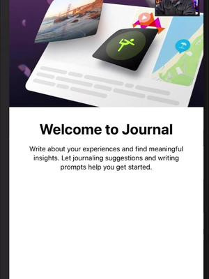 QUICK Apple Journal app screen walkthrough