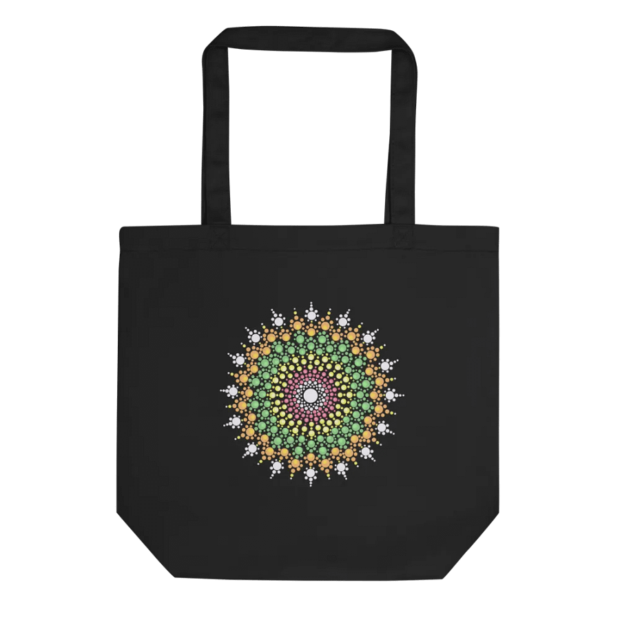 Pastel Dot Mandala Eco-Friendly Tote Bag product image (4)