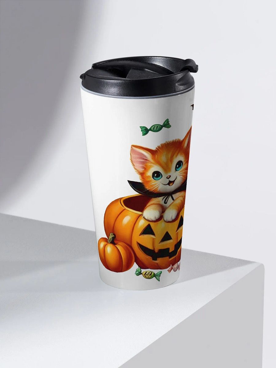 Kittens and Ghost Stainless Steel Travel Mug product image (2)