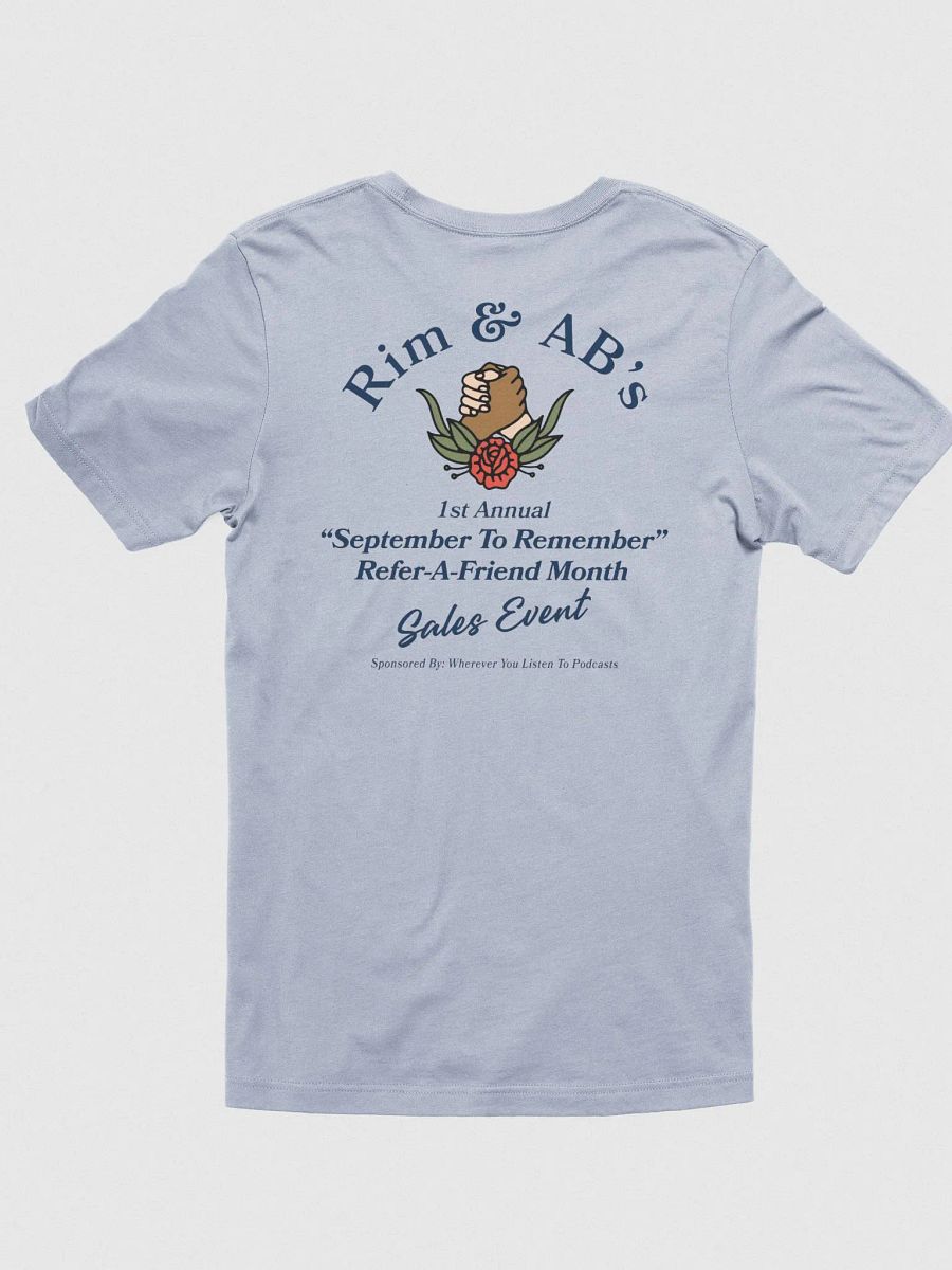 Refer-a-Friend Month T-Shirt (Front and back) product image (3)