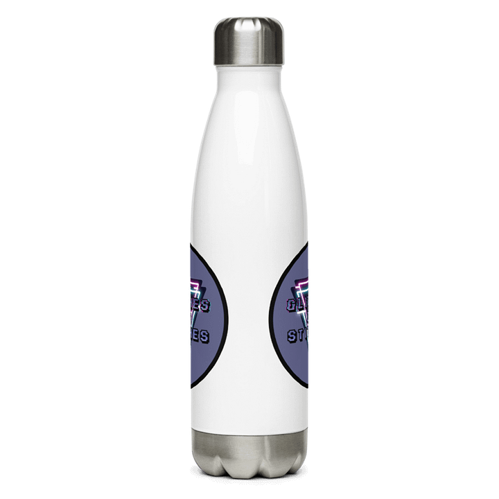 Glitches Get Stitches Stainless Steel Water Bottle product image (1)