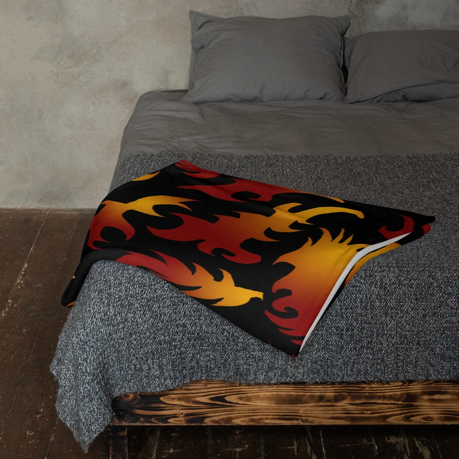 Abstract Flames Pattern Throw Blanket product image (23)