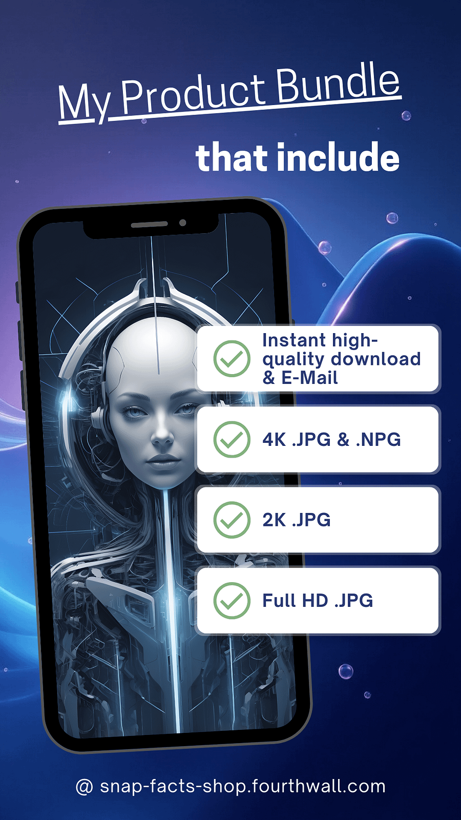 Synth Goddess – Elegance in Code product image (2)