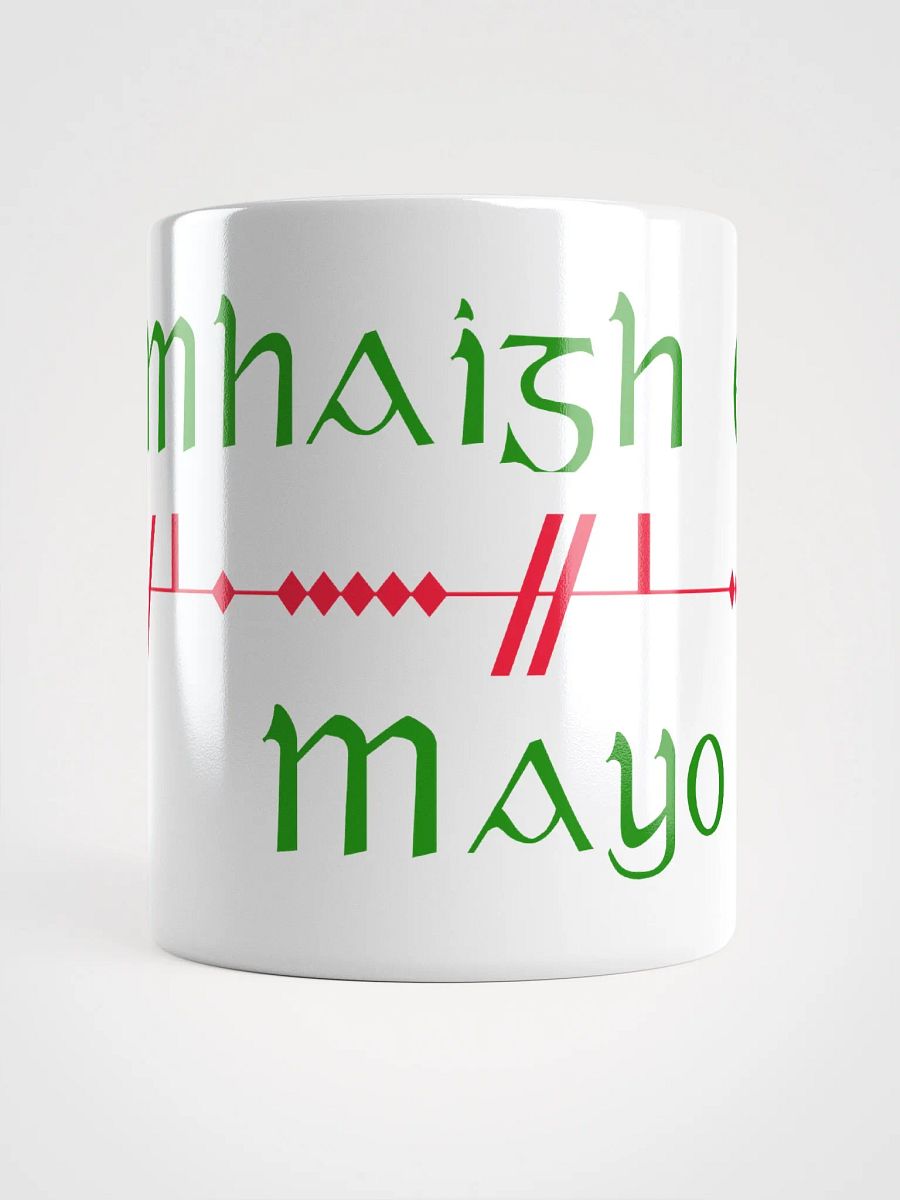 Mayo/Mhaigh Eo, Scholastic style Ogham Mug product image (1)