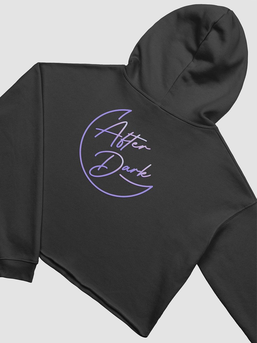 Crop Top AfterDark Hoodie - Black product image (4)