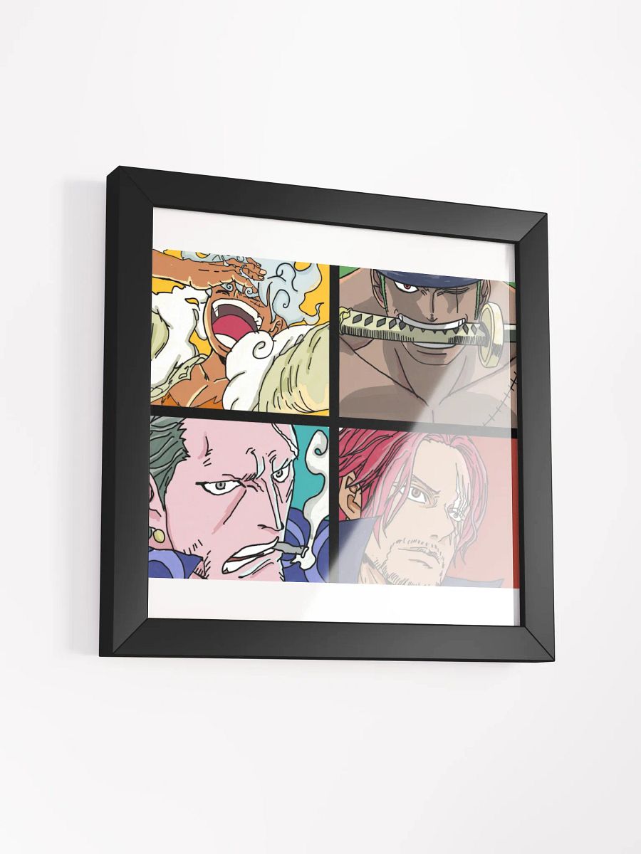 Captains and vice captains Anime Collage Framed Poster product image (13)
