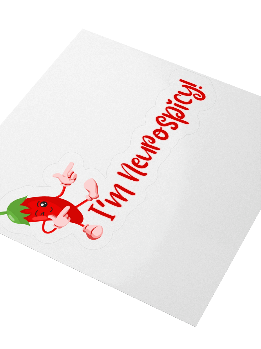Small I'm Neurospicy! Sticker product image (3)