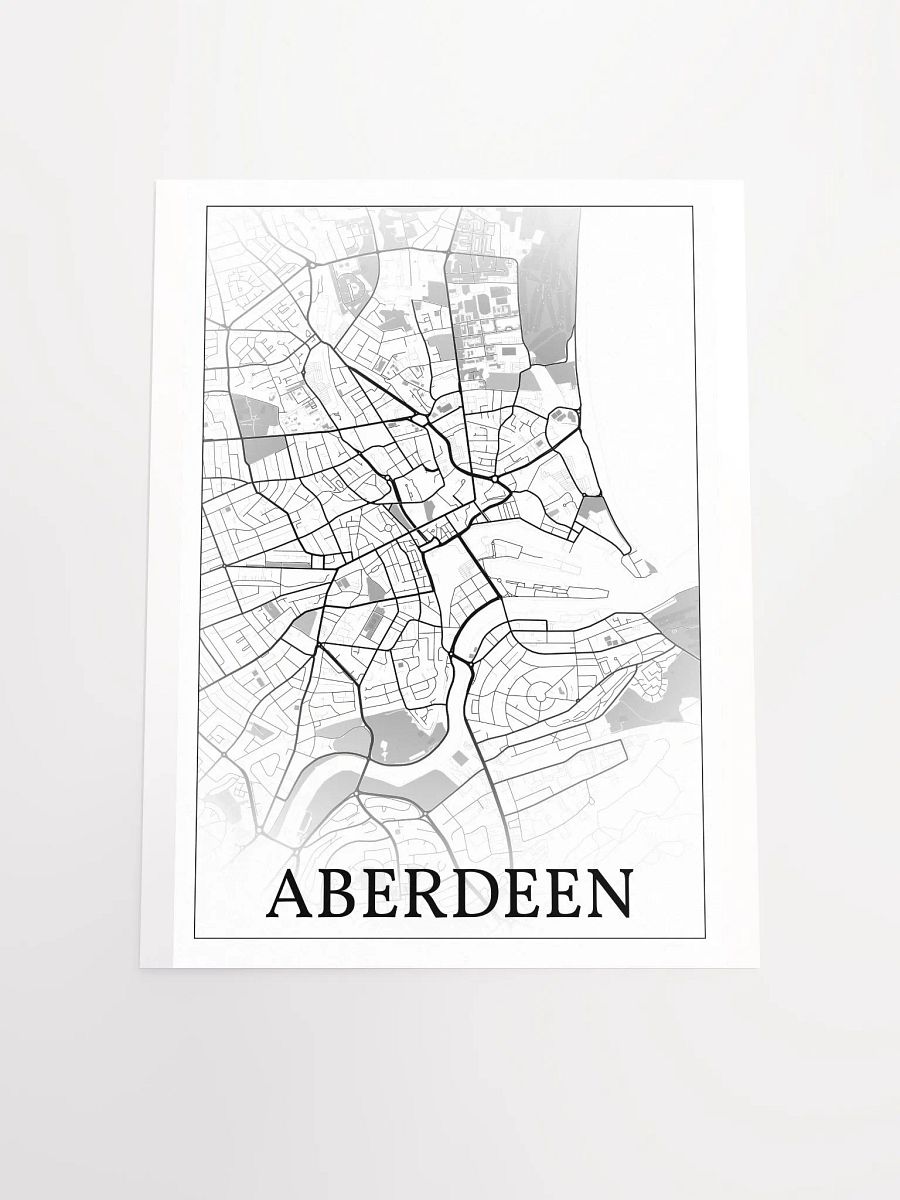Aberdeen, Scotland, city map print product image (17)