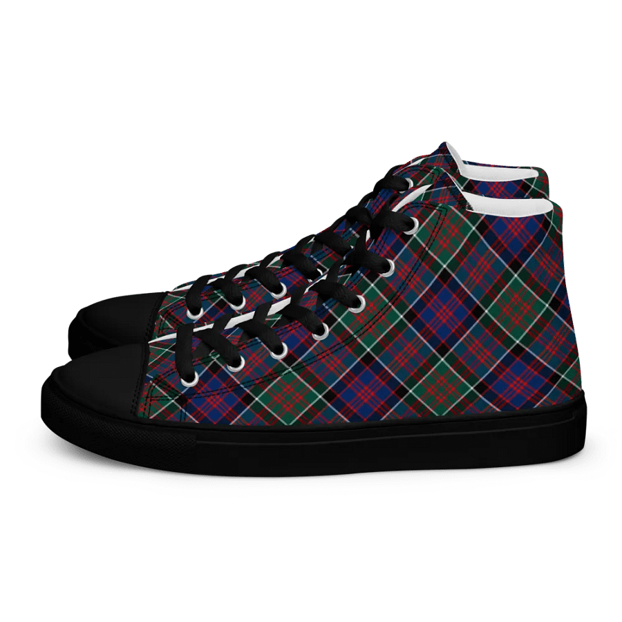 MacDonald Clanranald Tartan Men's High Top Shoes product image (4)