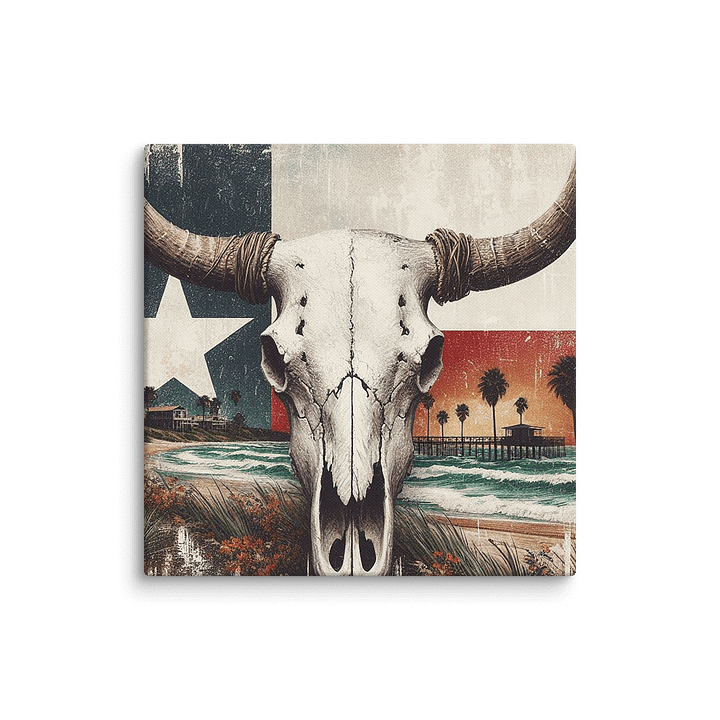 Bull Skull Texas Pride product image (1)
