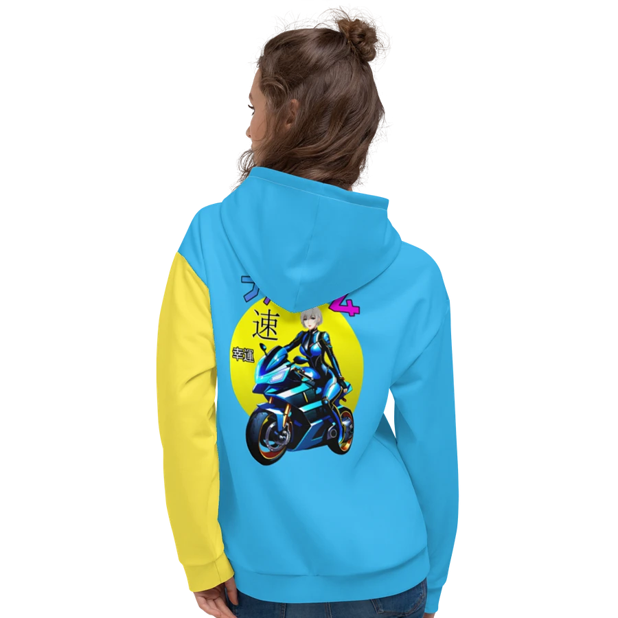 Biker Girl - Hoodie (Blue) product image (12)