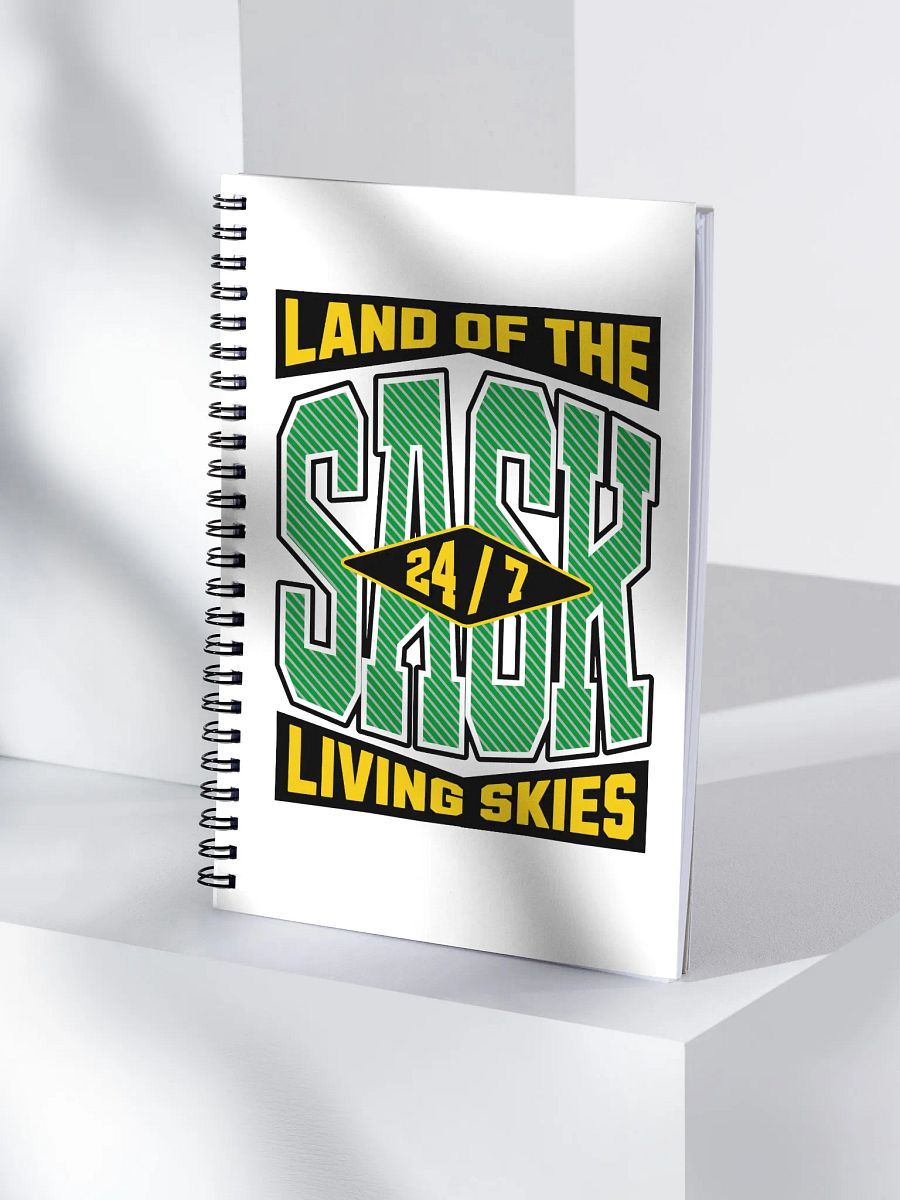 Sask Land Of The Living Skies 24/7 Spiral Notebook product image (1)