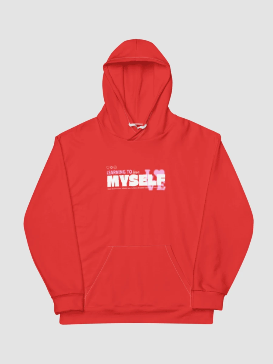 Learning To Love Myself Hoodie - Ruby Red product image (2)