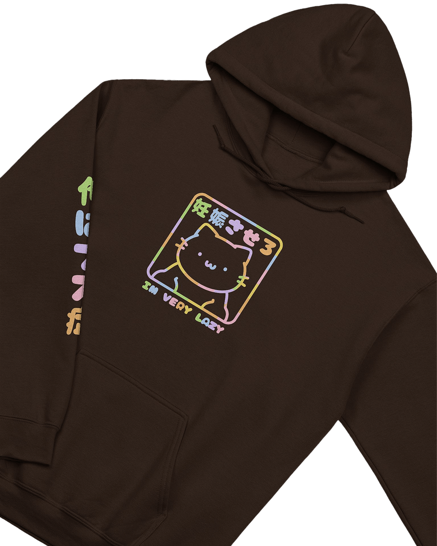 _(:3」∠)_LAZY hoodies🌈 product image (4)