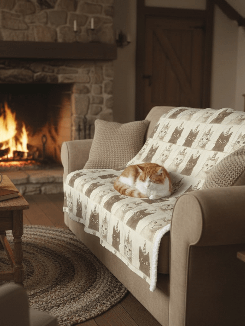 Party Cats Throw Blanket product image (1)