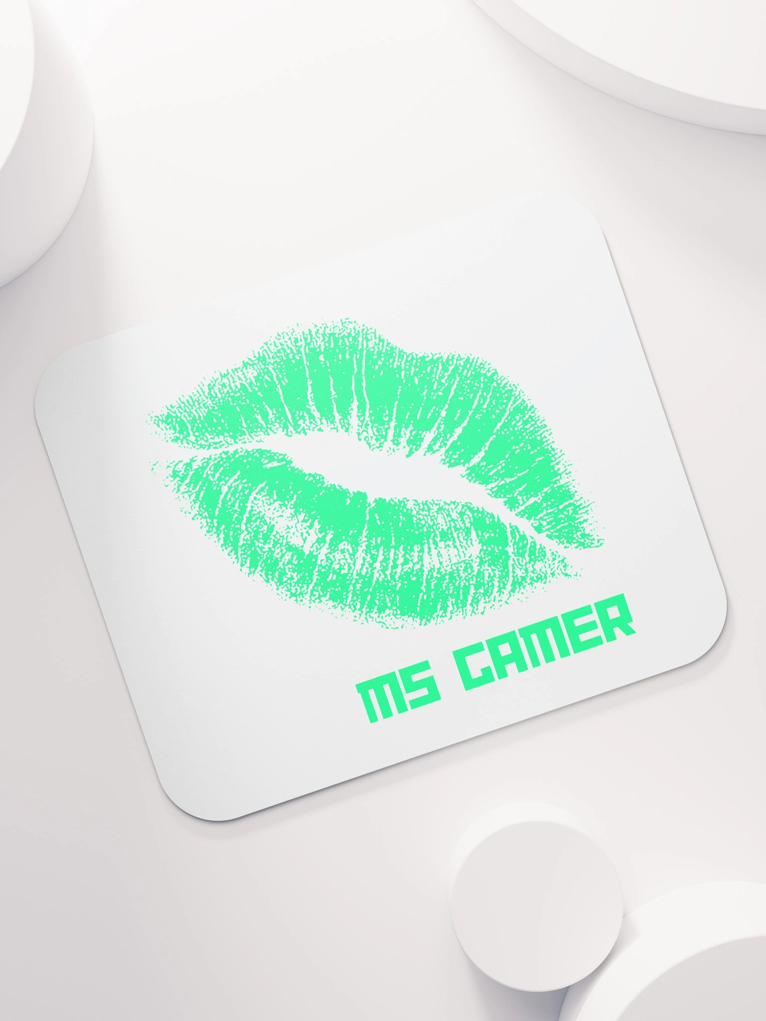 Ms Gamer Mwah Mouse Pad - White product image (7)