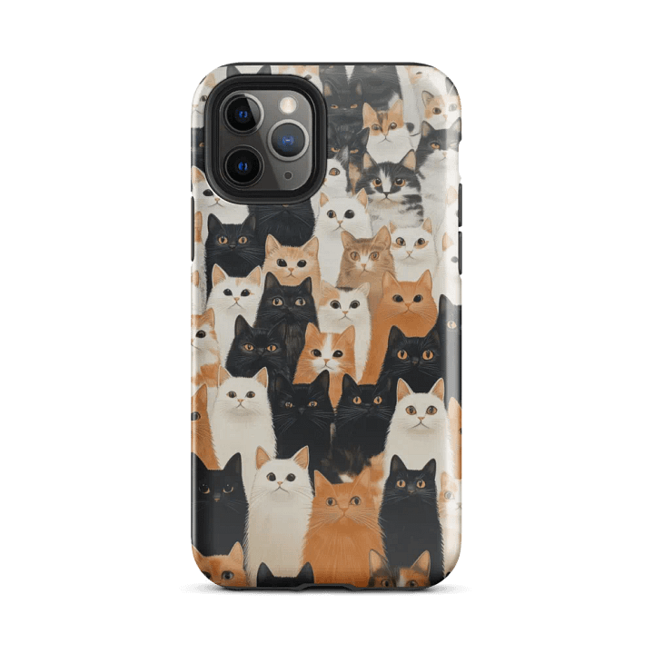 Adorable Cat Pattern iPhone Tough Case product image (25)