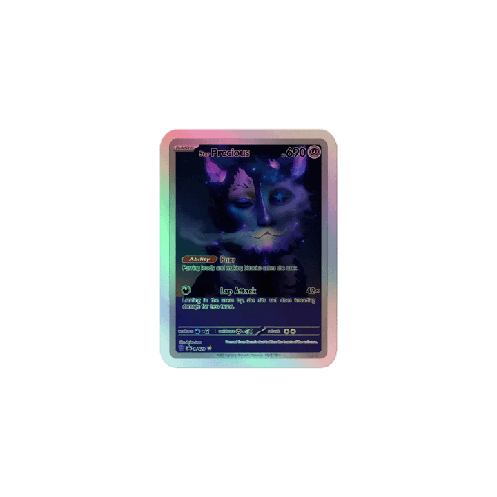 Star Precious Card Holographic Sticker product image (1)