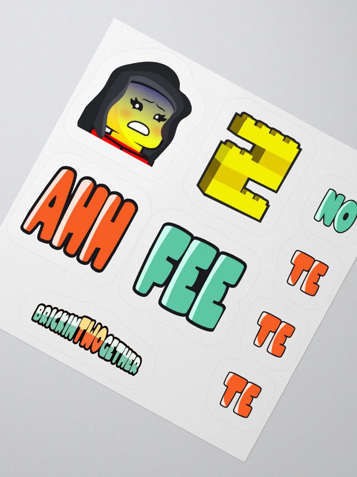 BrickinTwogether Sticker Sheet product image (3)