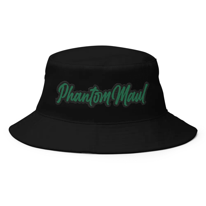 'PhantomMaul' Bucket Hat Forest Green Lettering product image (1)