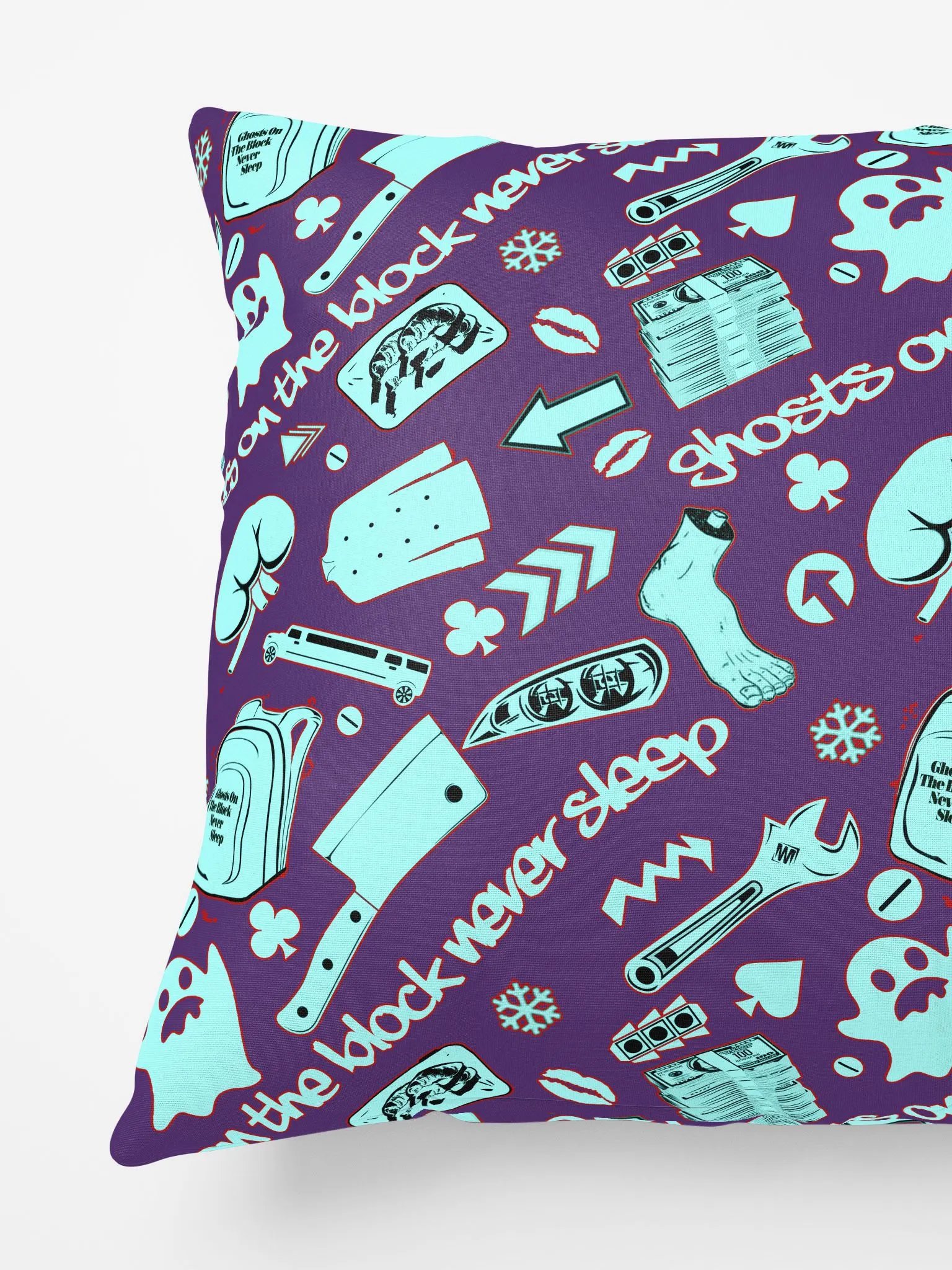 A8M - Ghosts On The Block Never Sleep Shorty Pillow (Iced January) product image (3)