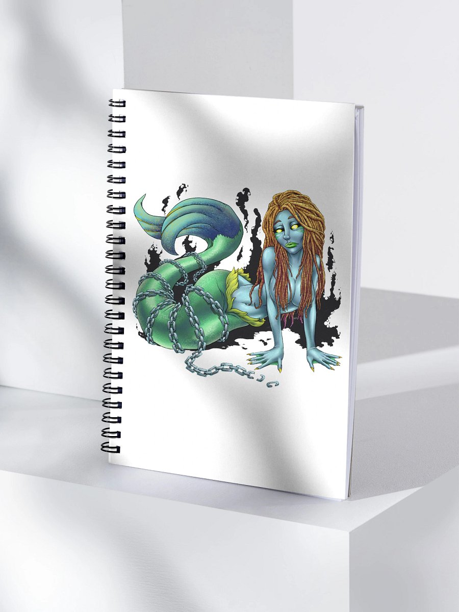 Chained Mermaid Spiral Notebook product image (4)