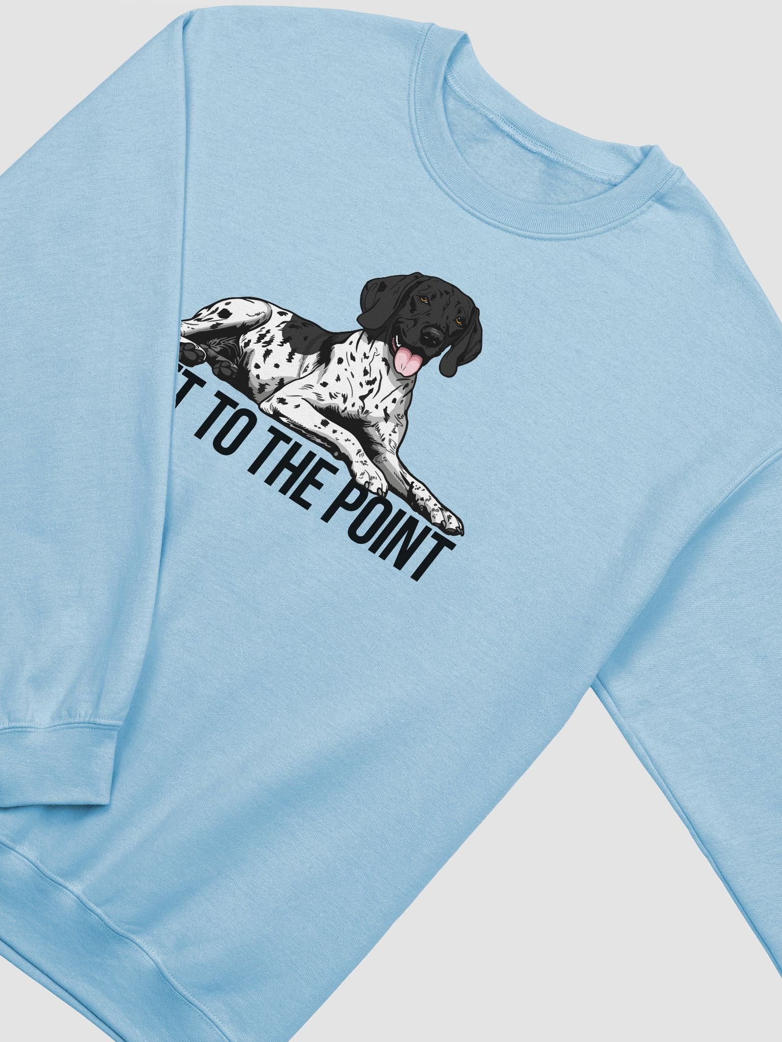 Get to the Point Sweatshirt of a German Shorthaired Pointer(Black Roan) | Funny Shirt for GSP Paw-rents product image (9)