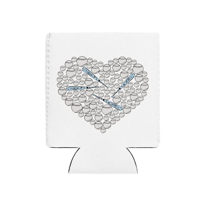 Pure Heart Baseball Home Run Coozie Can Cooler product image (1)