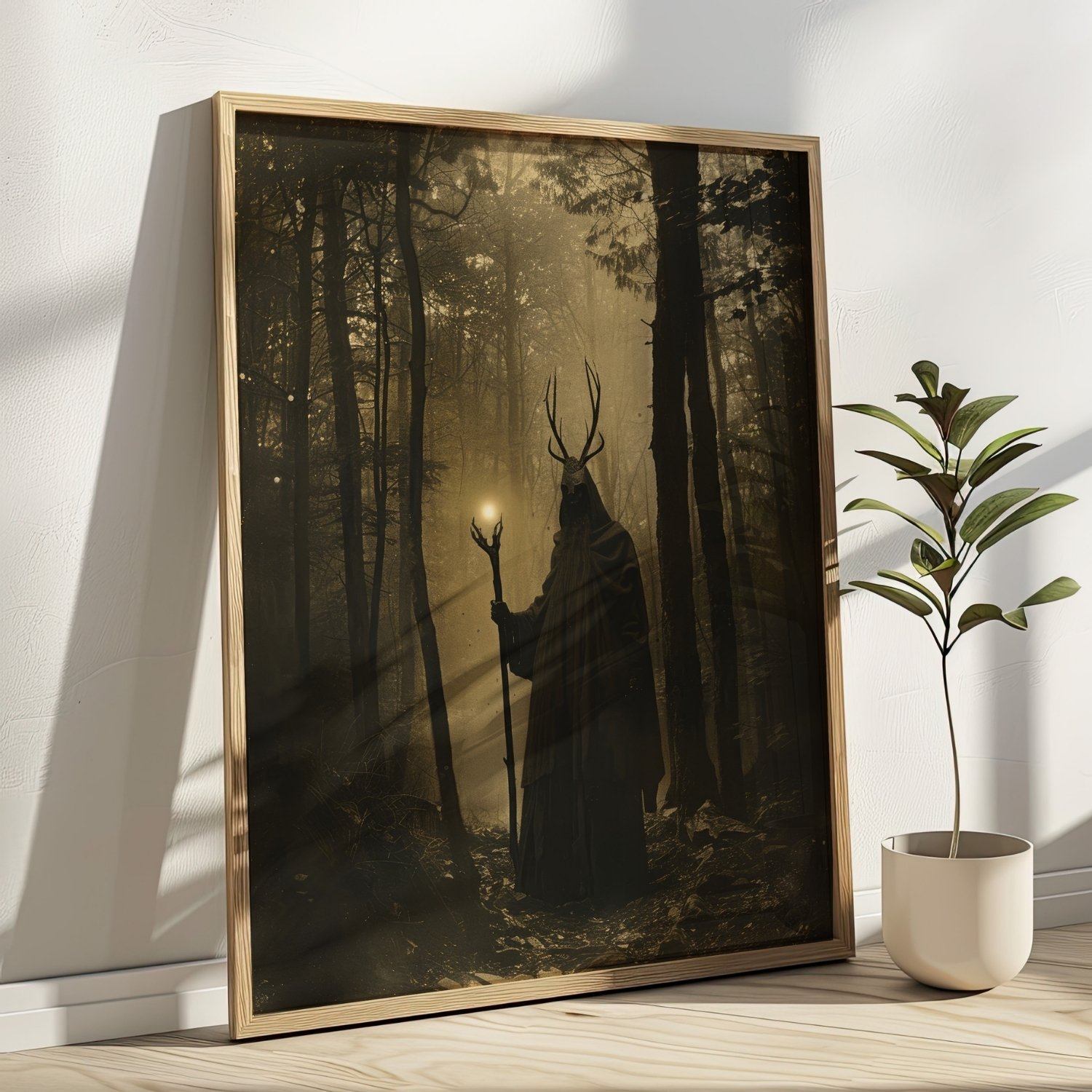 Forest Druid Victorian Photo Witchy Art Print product image (22)