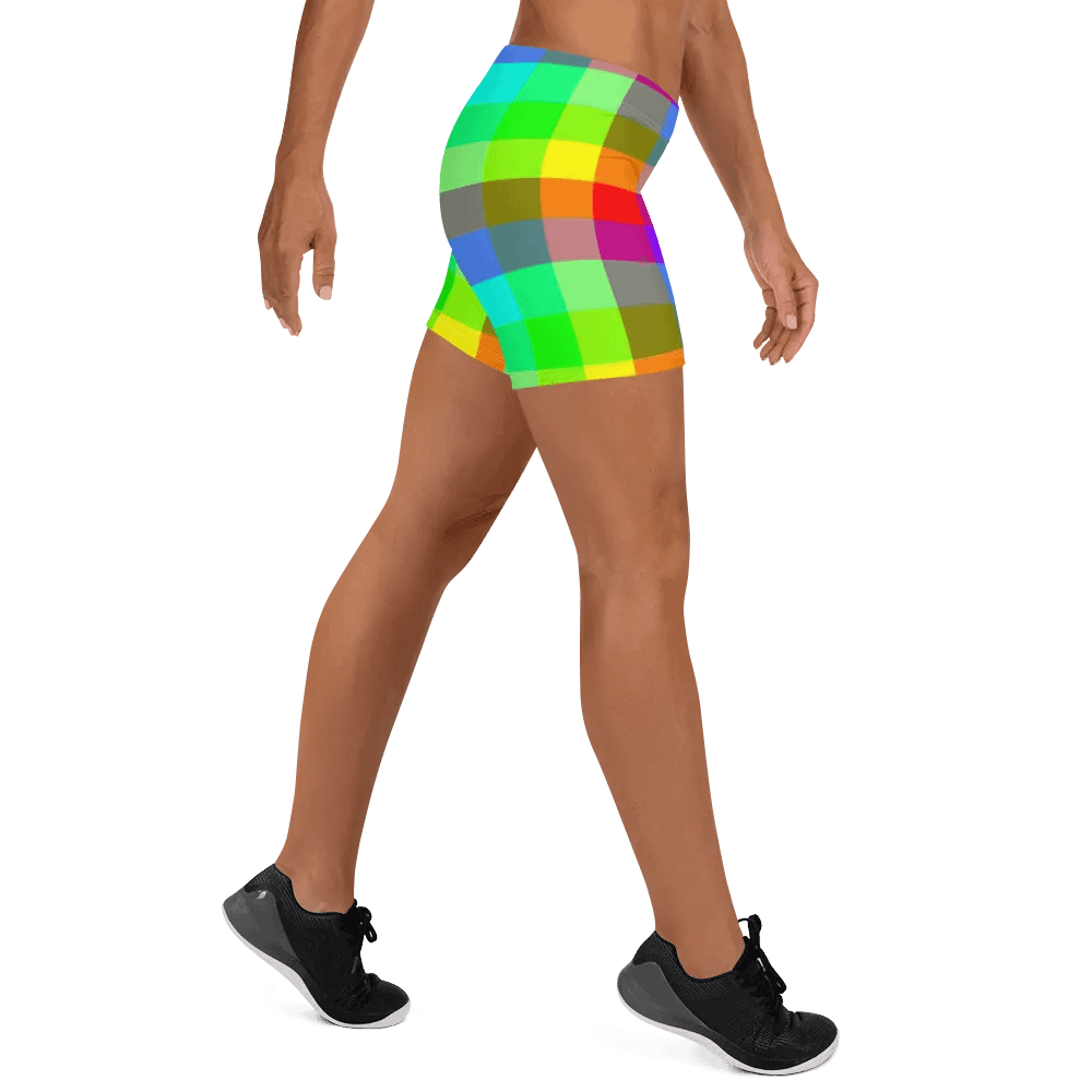 Rainbow Checkers Shorts product image (11)