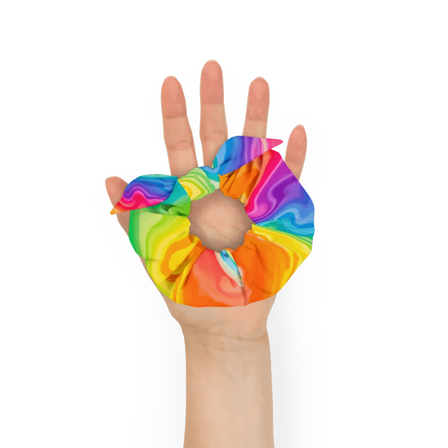 Rainbow Swirl All-Over Scrunchie product image (4)