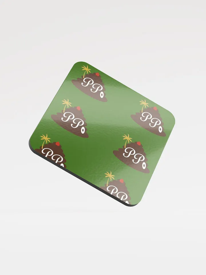 Poop Pees Classic Logo Coaster product image (1)