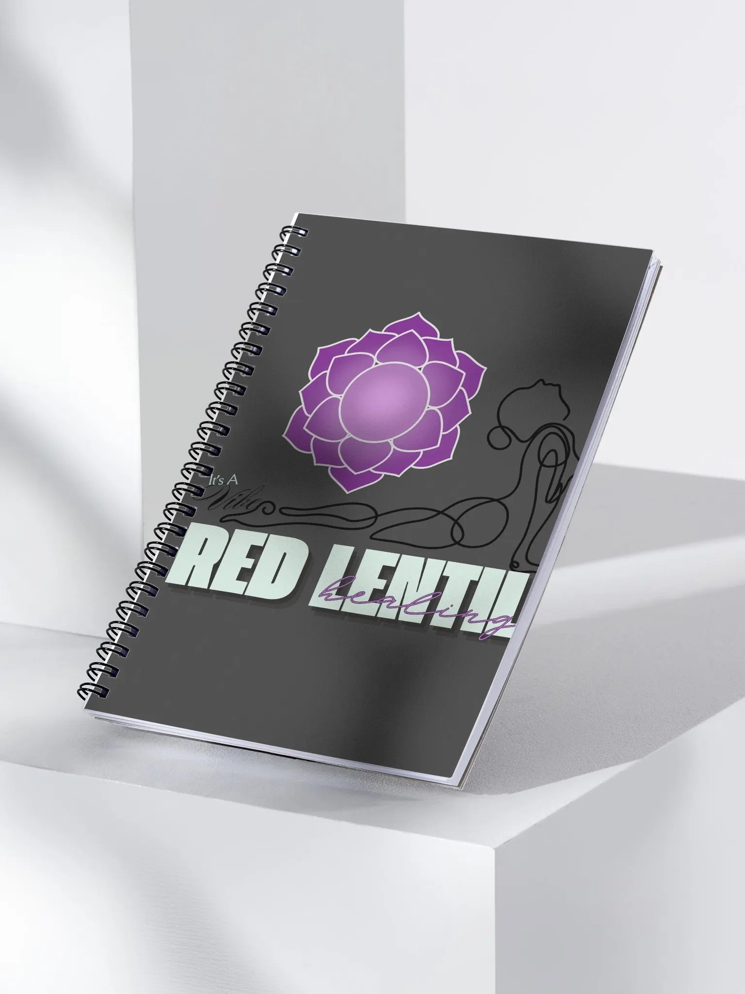 Lotus Vibe Spiral Notebook product image (3)