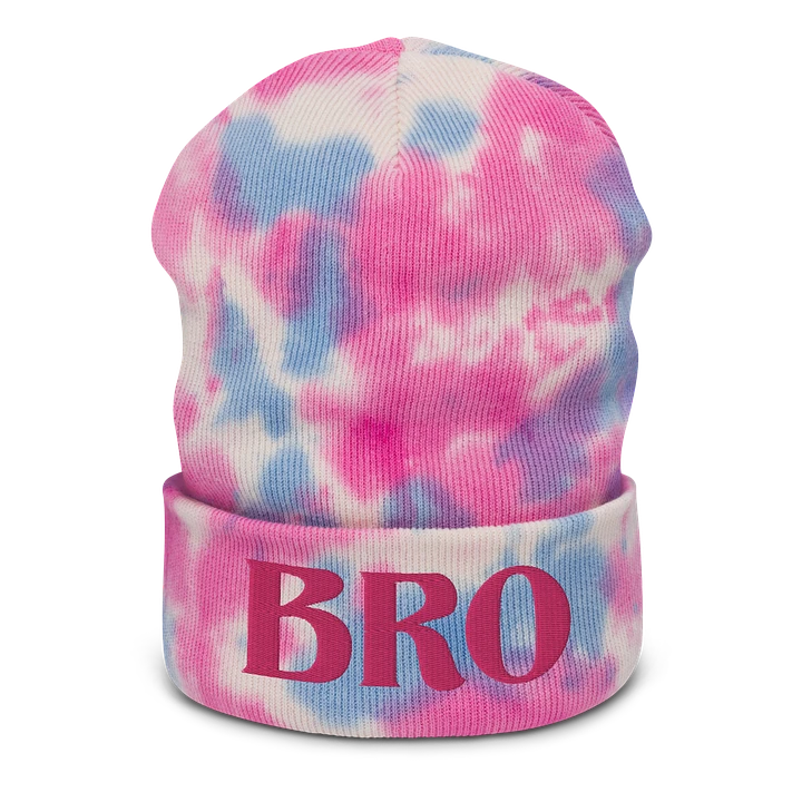 Bro tie dyed beanie product image (1)