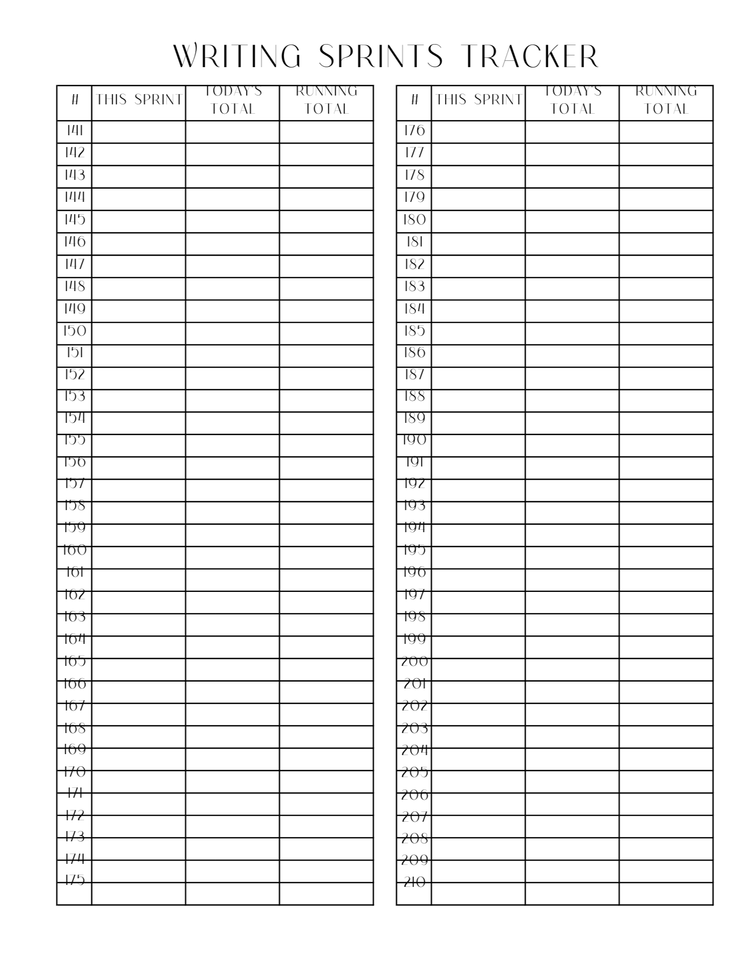 Writing Sprint Tracker product image (3)