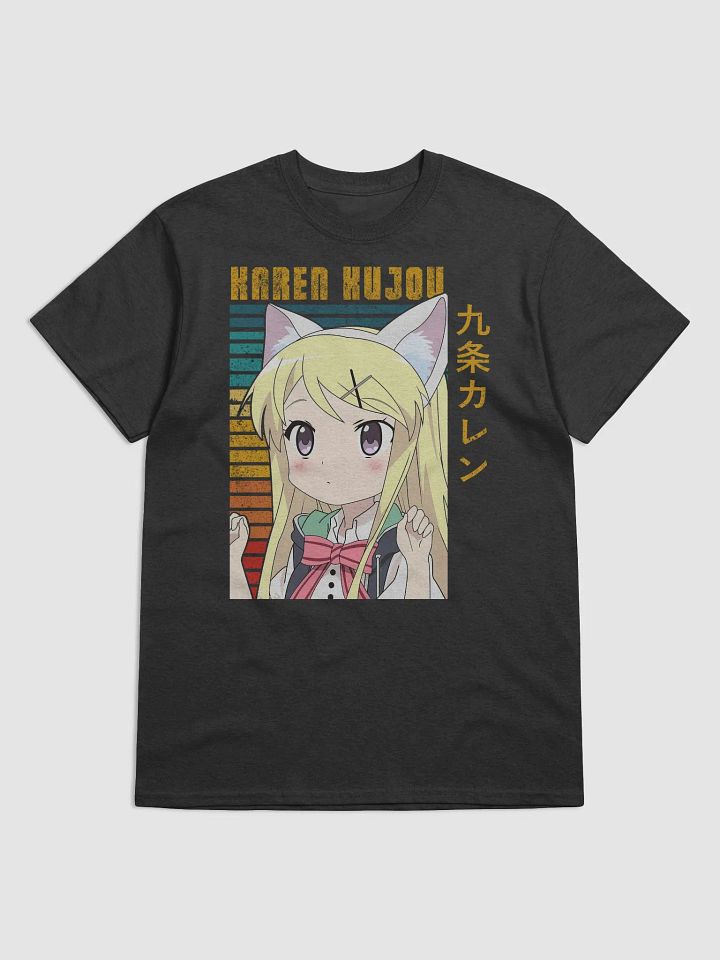 Kiniro Mosaic Karen Kujou Cat Ear T-Shirt – Gildan Heavyweight product image (1)