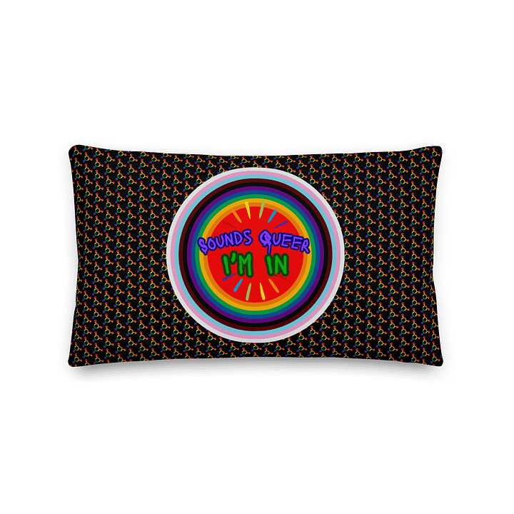 LGBTQIAP2S+ 2025, Sounds Queer I'm In, Pillow product image (2)
