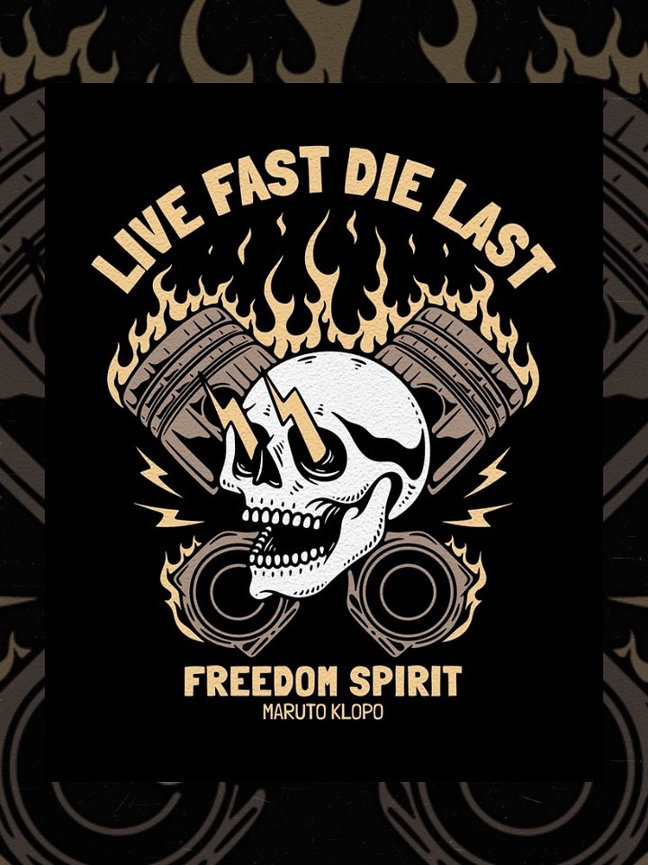 live fast die last - freedom spirit product image (1)