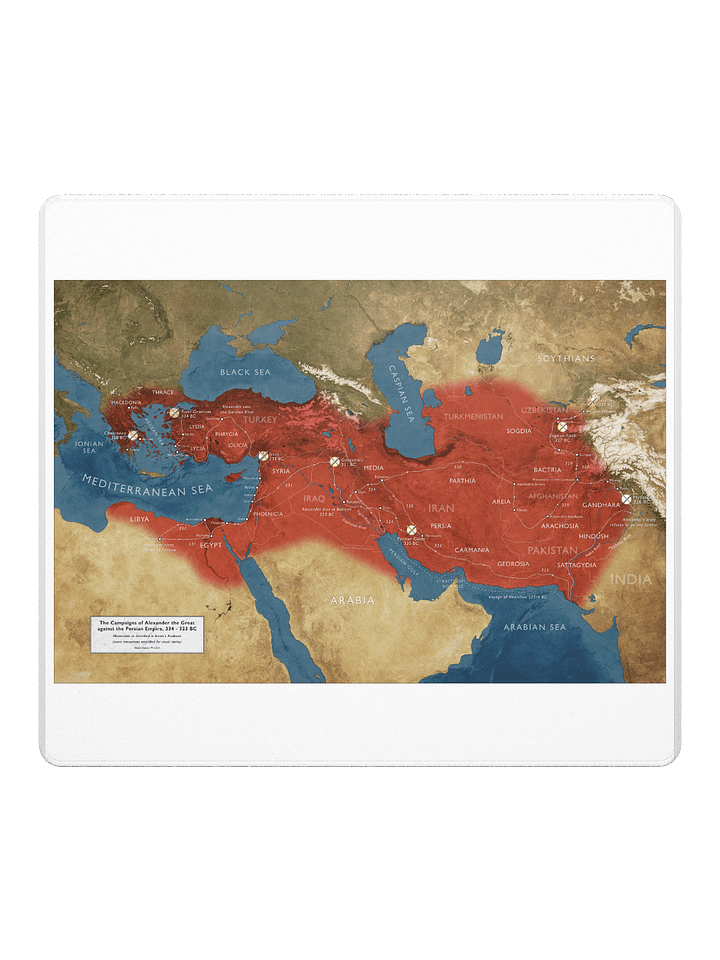 The Campaigns of Alexander - Gaming Mouse Pad product image (2)