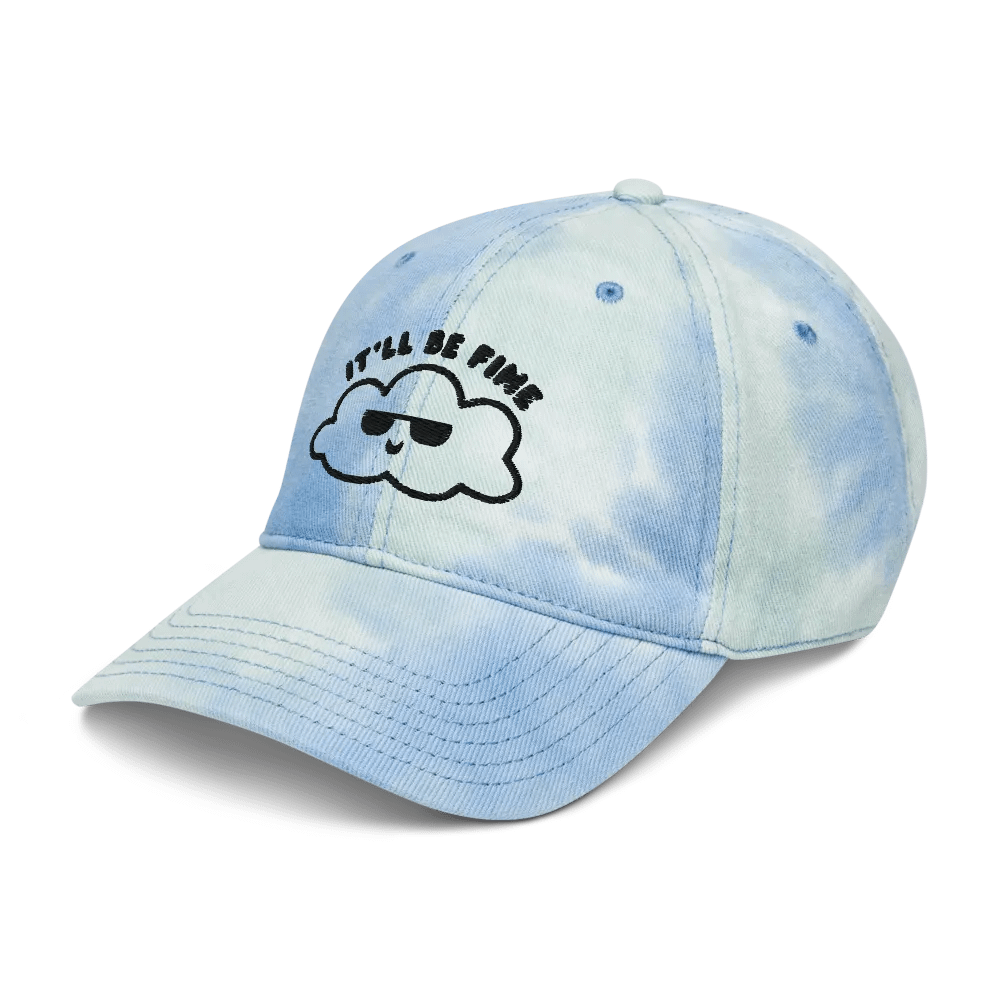 It'll Be Fine Tie Dye Hat (embroidered) product image (8)