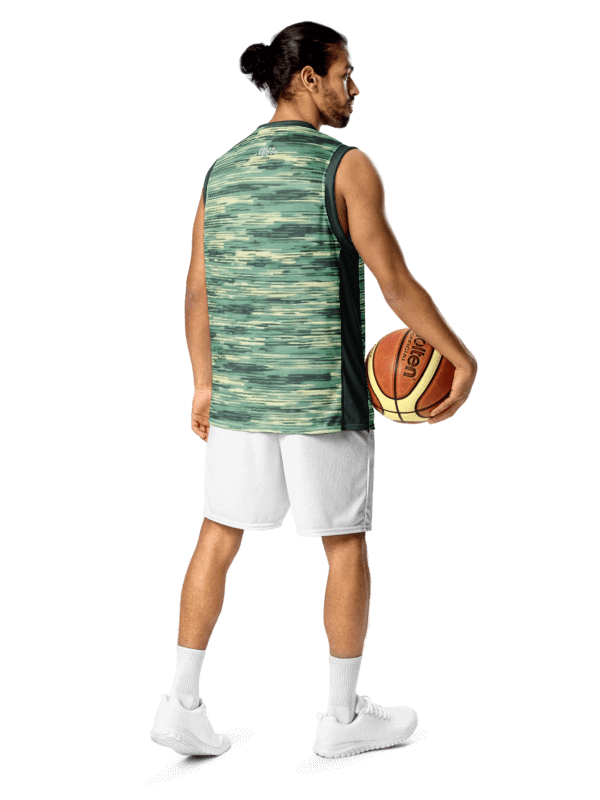 Green Lagoon | Recycled Unisex Basketball Jersey product image (3)