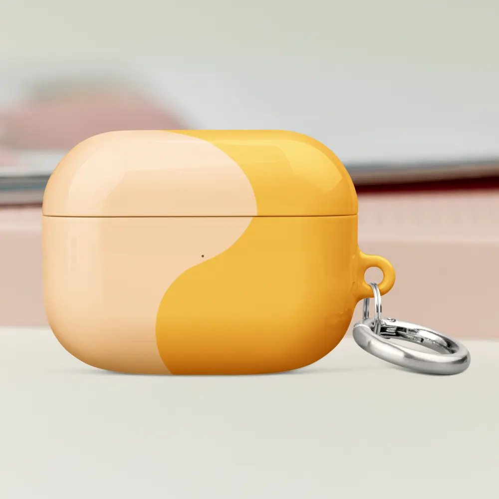 Orange Honey Cream Minimal Wave AirPods Case product image (47)