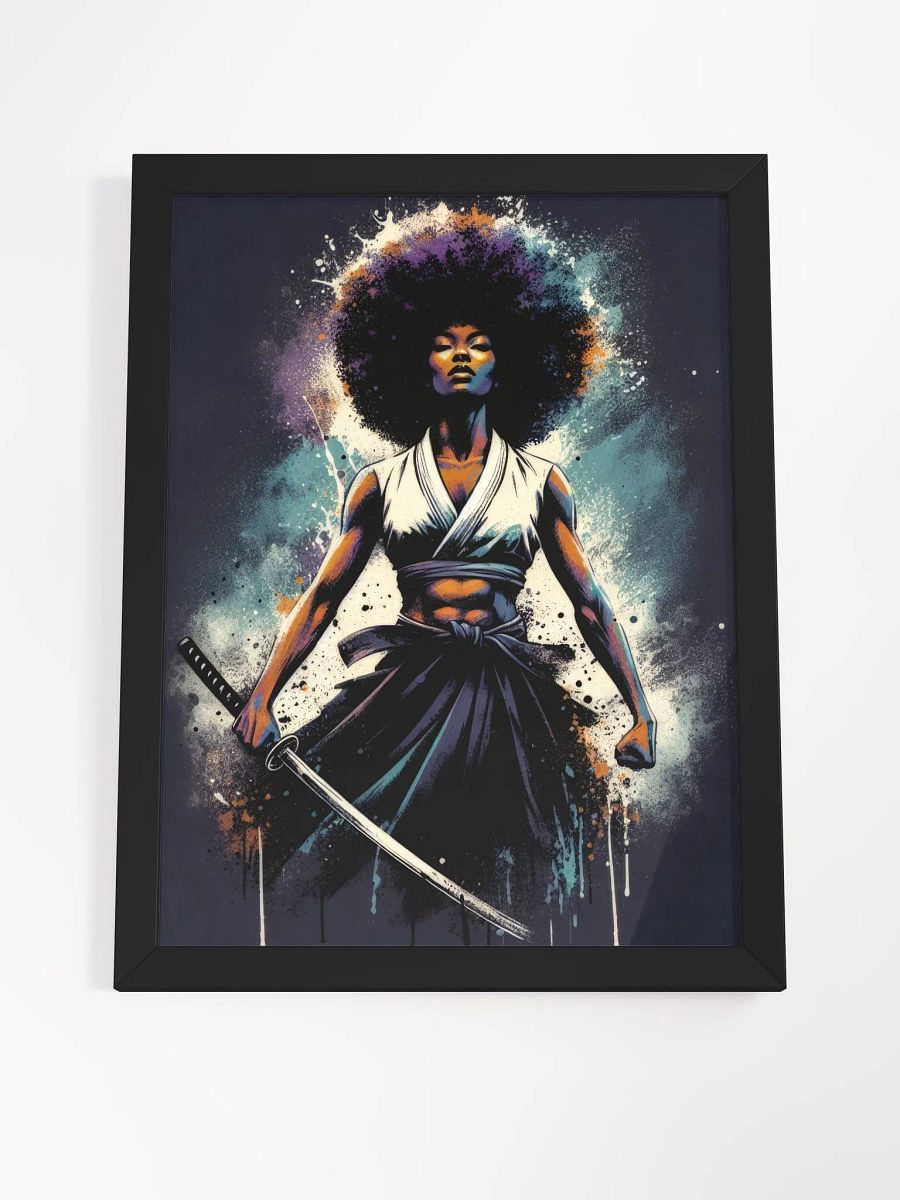 Afro Samurai Girl ART FRAMED PRINT product image (4)