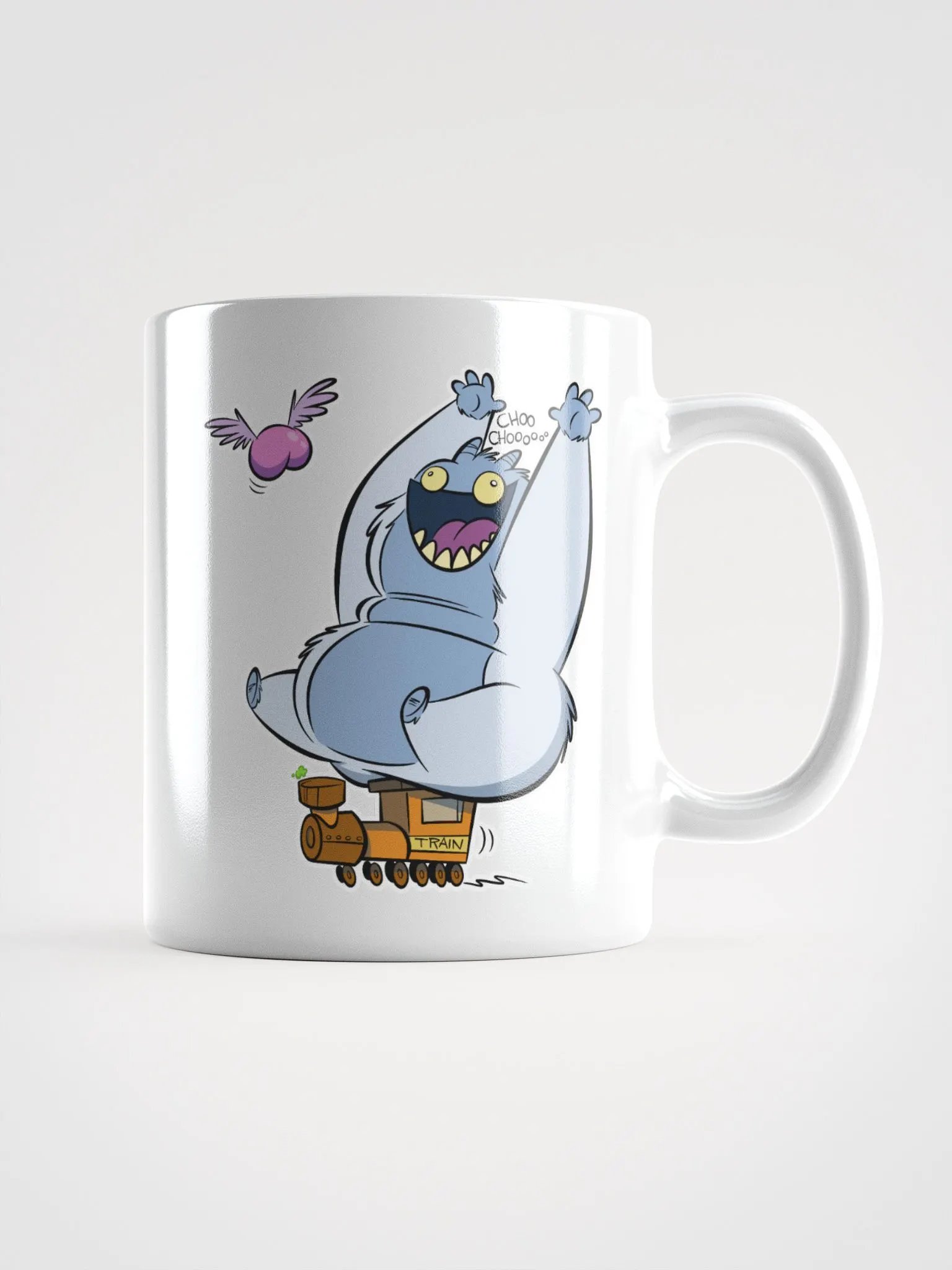 Yeti on a Hype Train with Flying Butt product image (1)