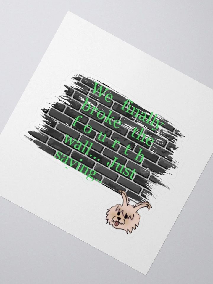 Broken 4th Wall Sticker product image (2)